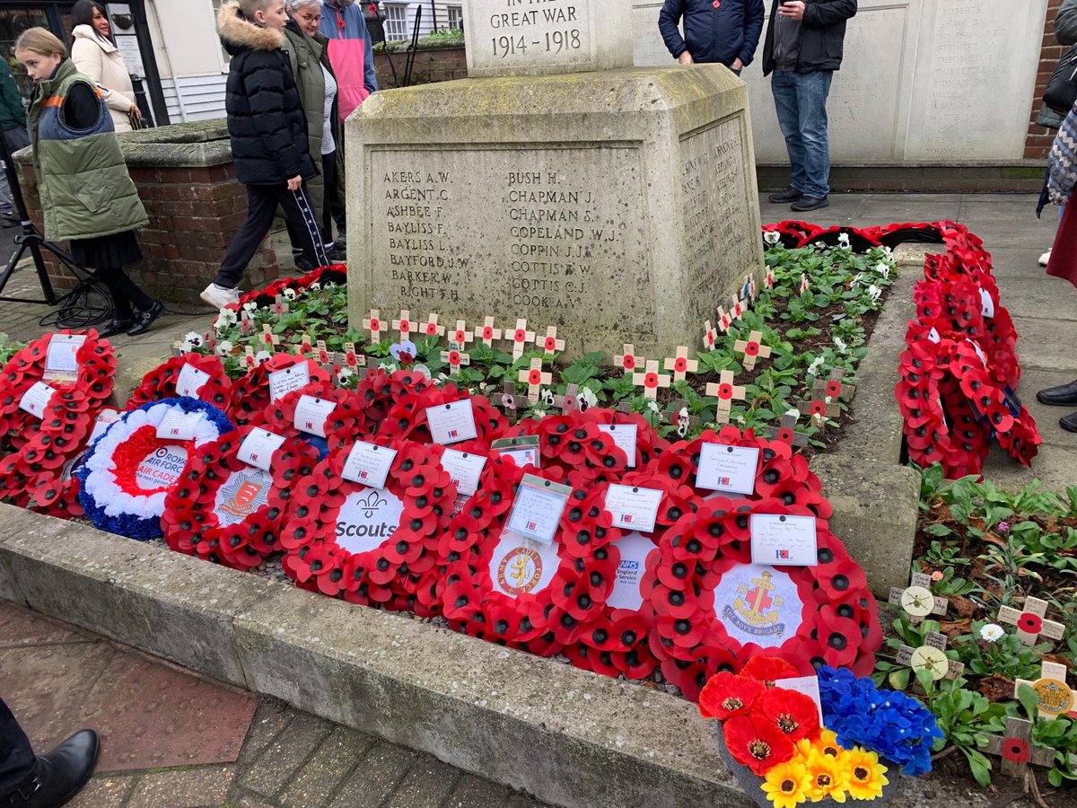 Thank you to Ben &amp; Dominic for representing Brightside today at the Remembrance Service on the High St.
Lest we Forget. We owe so many so much. ❤️
