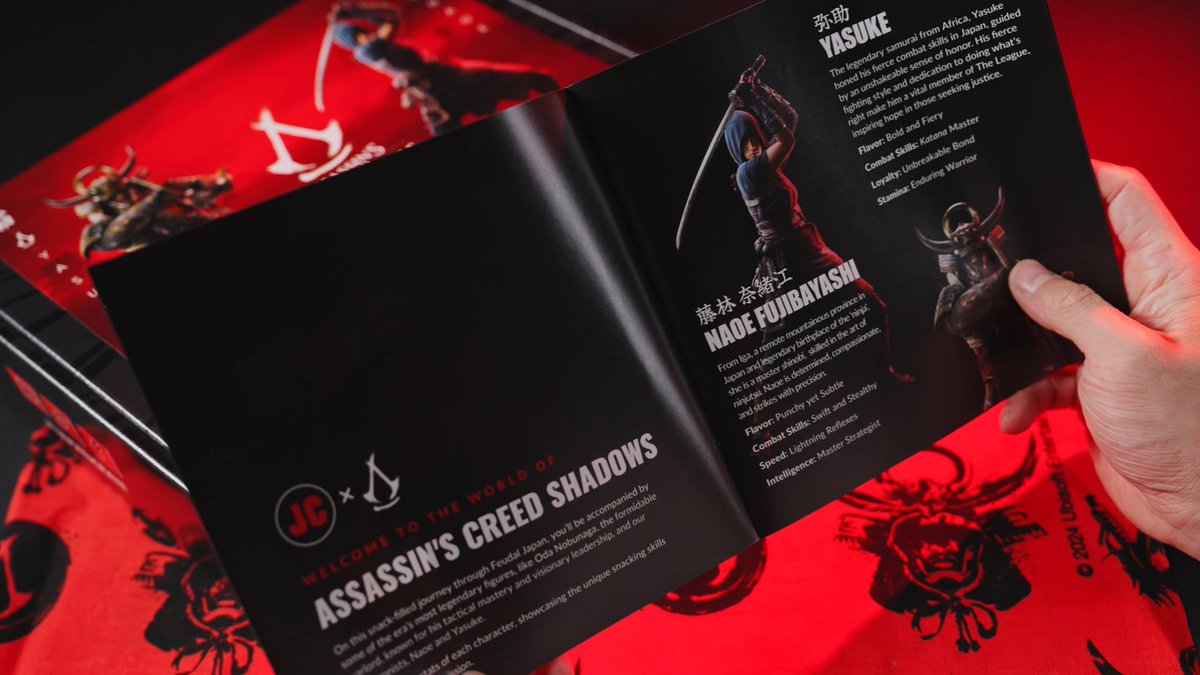 ACBRNews's tweet photo. Novas informações sobre os personagens de #AssassinsCreedShadows.
YASUKE:
Seu estilo de luta feroz e dedicação em fazer o que é certo o tornam um membro vital da Liga, trazendo esperança aqueles que buscam justiça (1/3)
#acbr
#acbrnews https://t.co/frHFU2kyyW