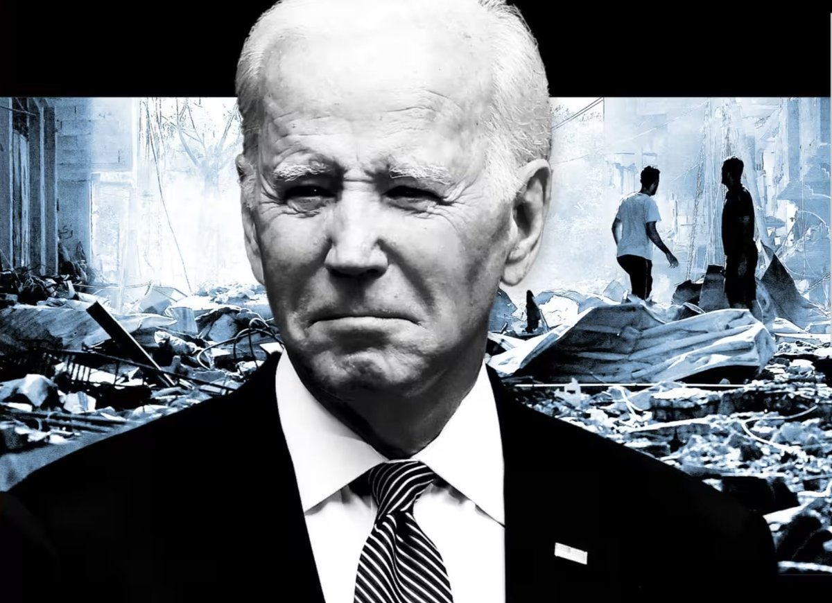 ShibleyTelhami's tweet image. His arrogance, moral blind spots, decades of accumulated baggage, and cognitive decline – have combined to make a lethal combination, predictably enabling immense suffering of millions, hurting US interests and values, weakening his party, and aiding the return of Donald Trump.
