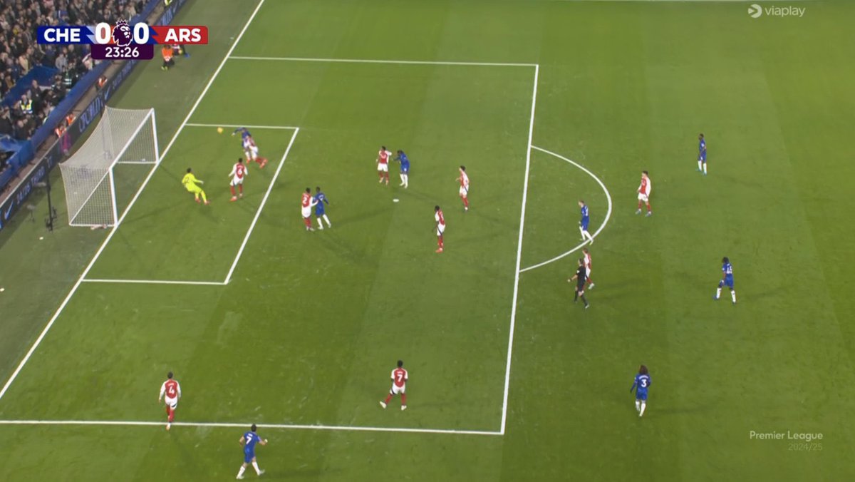 ٤٥ دقيقة نستلم الكورة لنسلمها الى ارسنال 
بدون فائدة باستثناء كم لقطة من نيتو قربتنا
الى ١-٠ لكن كالعادة غوستو يفشل دايما بالقرارات

اولى الحلول
دخول جيمس ومودريك 
غوستو وموديكي آوت 
متأكد نحتاج لاعبين بقرارت احسن فقط وراح نكسب 💪🏼