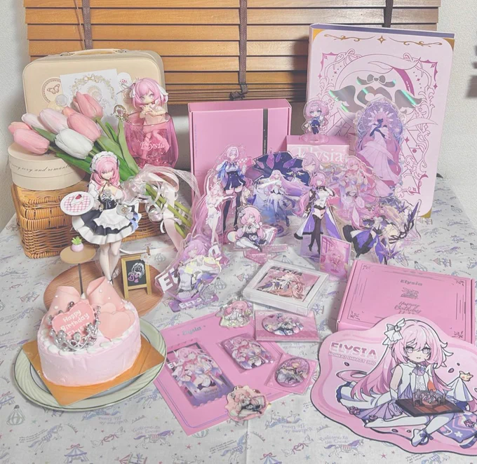 お祝いをしていました!お誕生日おめでとうエリシア、本当に大好き#エリシア生誕祭 