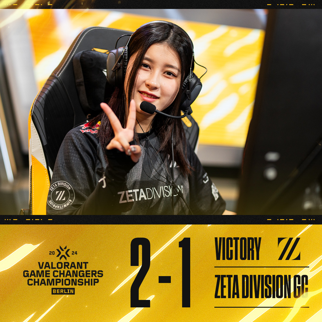 .<a href="/zetadivision/">ZETA DIVISION</a> GC eliminate FlyQuest RED with the reverse sweep win and book a battle against Falcons Vega! #VCTGameChangers
