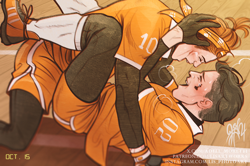 Adell_Moretti's tweet image. happy boys #kevneil #aftg #allforthegame #lisartworks