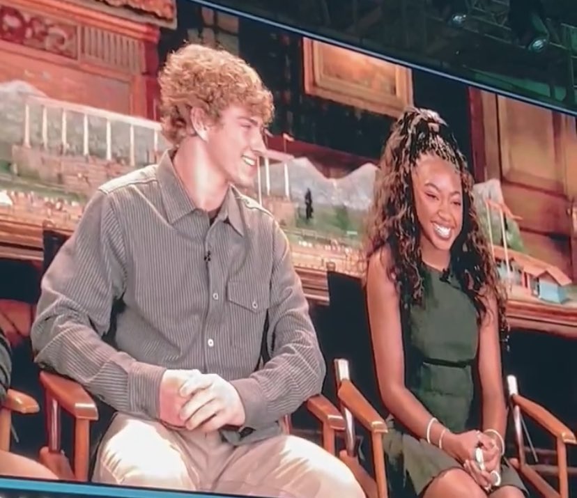 wisegirlfied's tweet photo. happy pretty casts are being normalized again. like wow. yall so pretty #HeadSwirlAtDisney https://t.co/dVl9k9XLxi