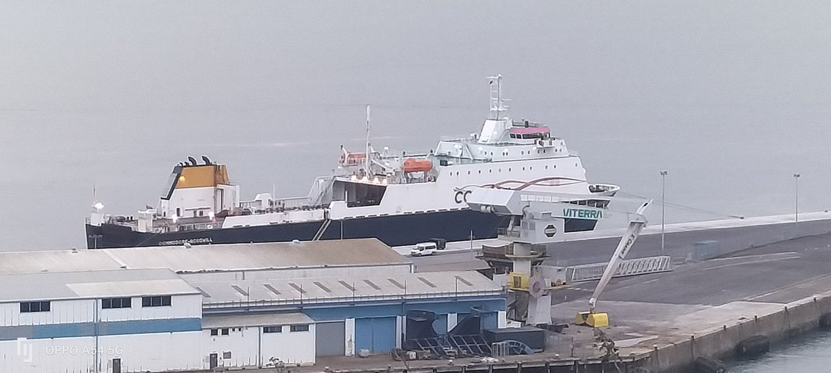 AytonJustyn's tweet photo. ⚘️Remembrance Day⚘️🏭 No Incinerator 🏭 Boycott portland port 🇧🇸 Commodore Goodwill 🇧🇸 in #portland on 10/11/24. A Ro-Ro Passenger Ship. #Weymouth #dorset #CommodoreGoodwill #condorferries @Condor_Ferries #RoRoPassengerShip #photography #shipslnpics #shipspotting #ships https://t.co/0i1MQFkESM
