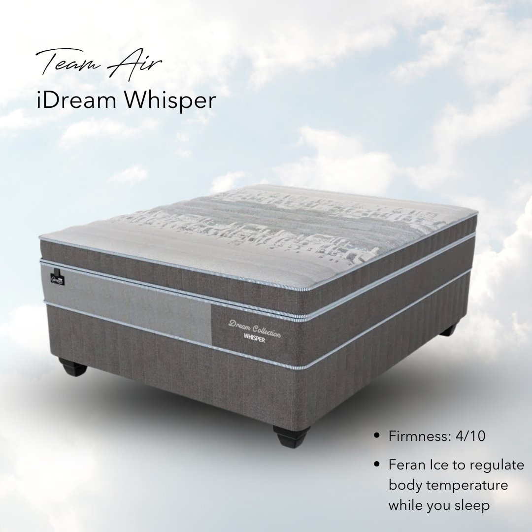 You could WIN a Restonic Hibrido Dream base set!
RT this post, include #PowerOfSleep &amp; #MyDesignRules &amp; tell us which bed you would choose:  
🔥 Hibrido Dream
🌱 iDream Zonal Plush
💧 iDream Zonal Comfort
💨 iDream Whisper

Comp closes 16 Nov. Ts&amp;Cs Apply: bit.ly/4eh5H5M