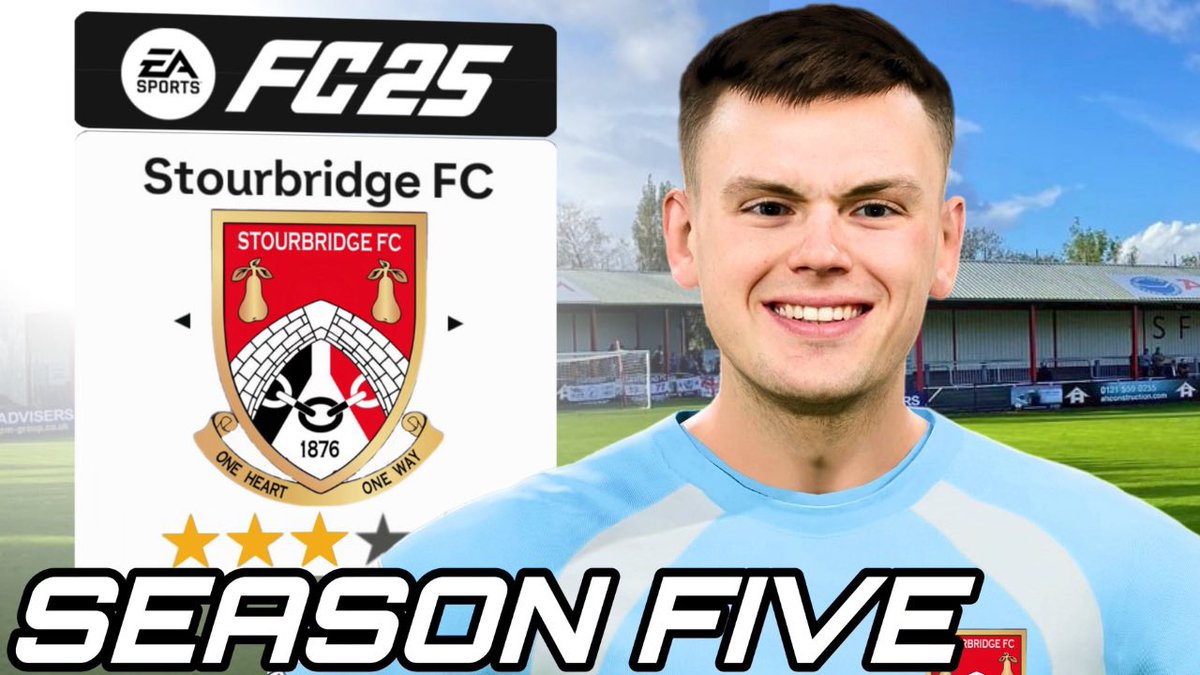 Careerm0deking's tweet photo. The PUSH for the Premier League… Episode Five of @StourbridgeFC
https://t.co/oXg0qtJEKR
#StourAyWe #OneHeartOneWay #stourbridge #Stourbridgefc #fc25 #eafc25 #createaclub #rtg #roadtoglory #careermode #championship #wembley #playoffs #premierleague https://t.co/STgksF8h9s