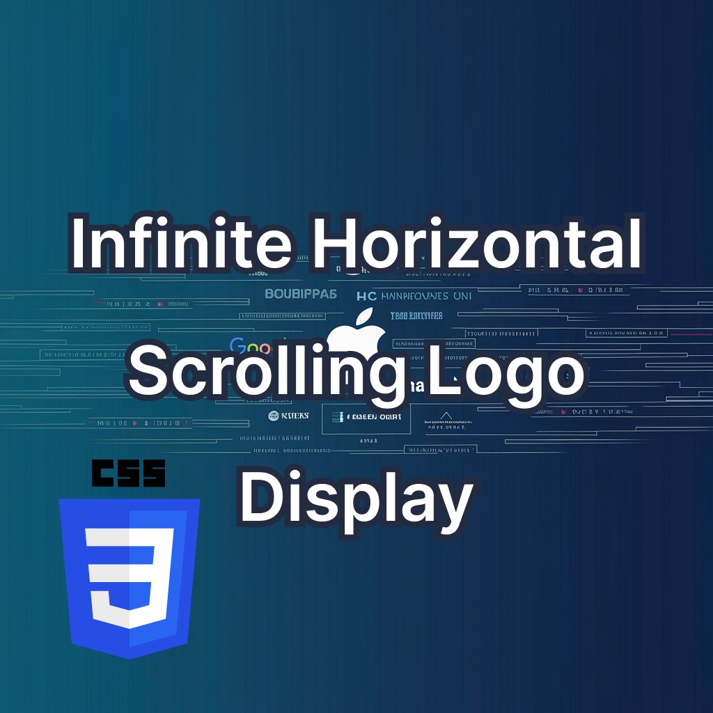 jsdevspace's tweet image. Build an Infinite Horizontal Scrolling Logo Display With Pure CSS jsdev.space/logo-scroll-cs… #css #html #purecss