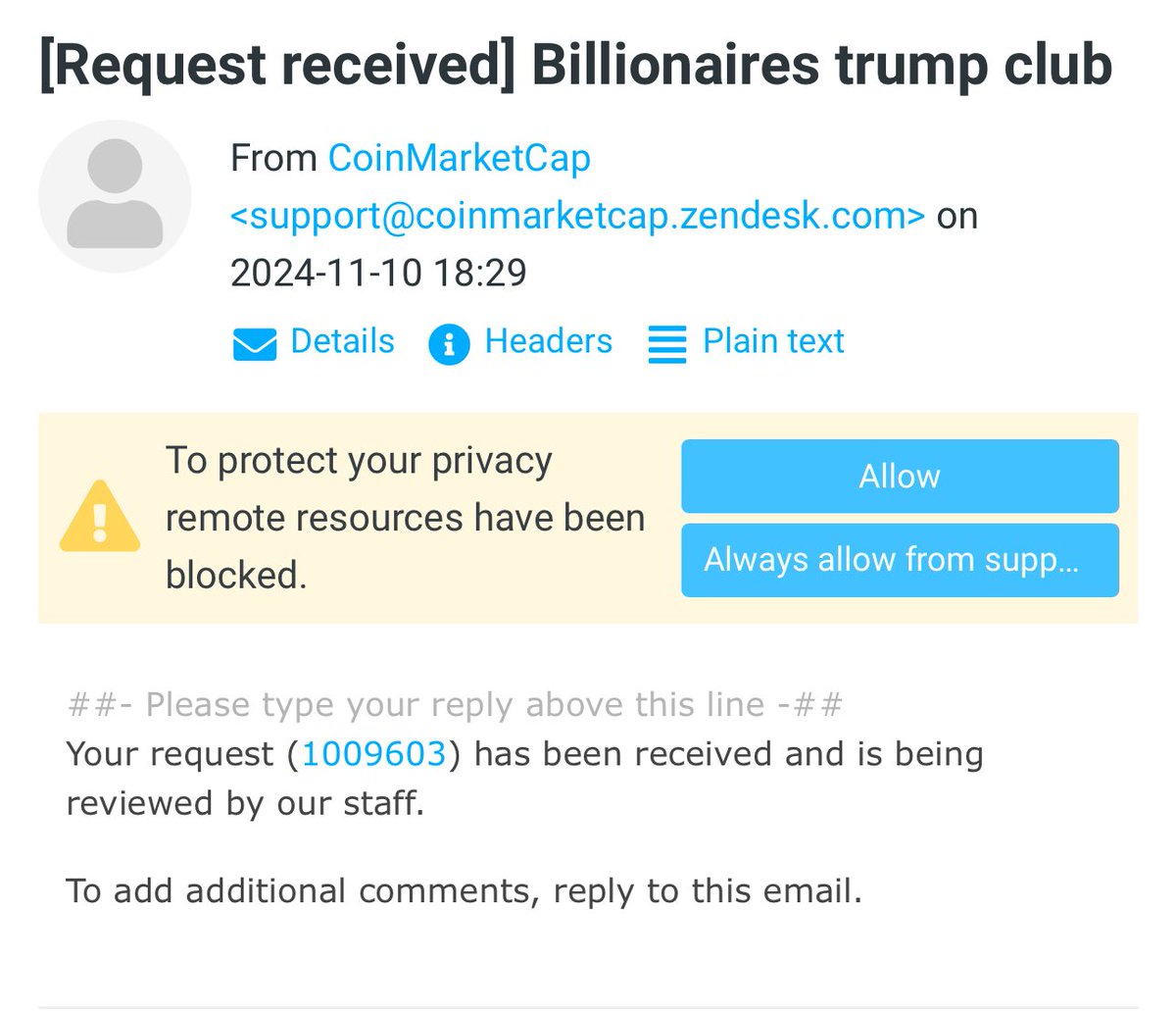 BilTrumpClub's tweet photo. Application submitted to @CoinMarketCap! https://t.co/OazlQVRvC8