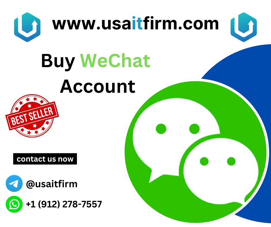 Buy WeChat Account
#WeChatAccount #CHINAWeChatAccount 

usaitfirm.com/product/buy-we…