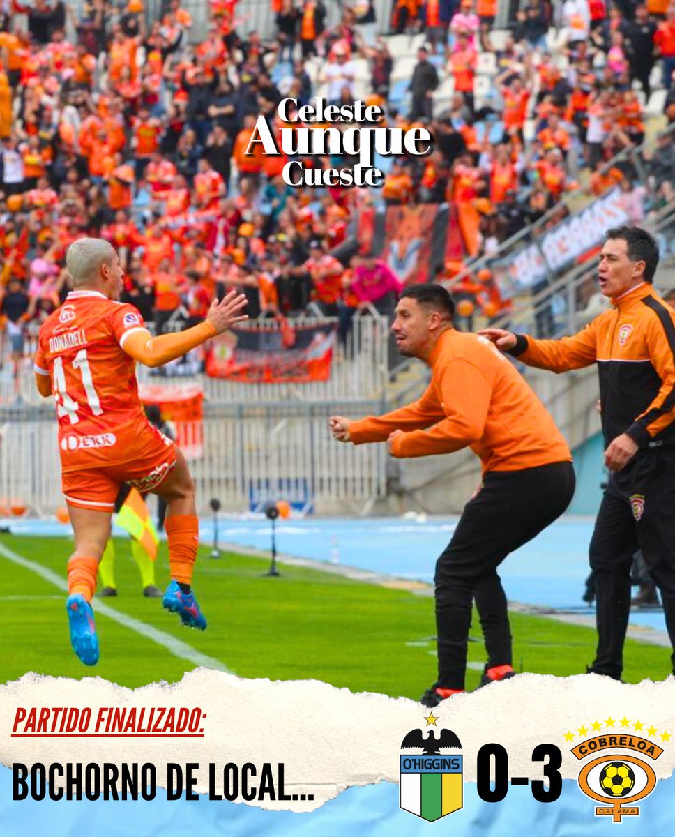 cac_ohiggins's tweet image. #Fecha30 😐 | Ante 6.055 espectadores en casa, O’Higgins finalizó su año siendo goleado ante el descendido Cobreloa.
