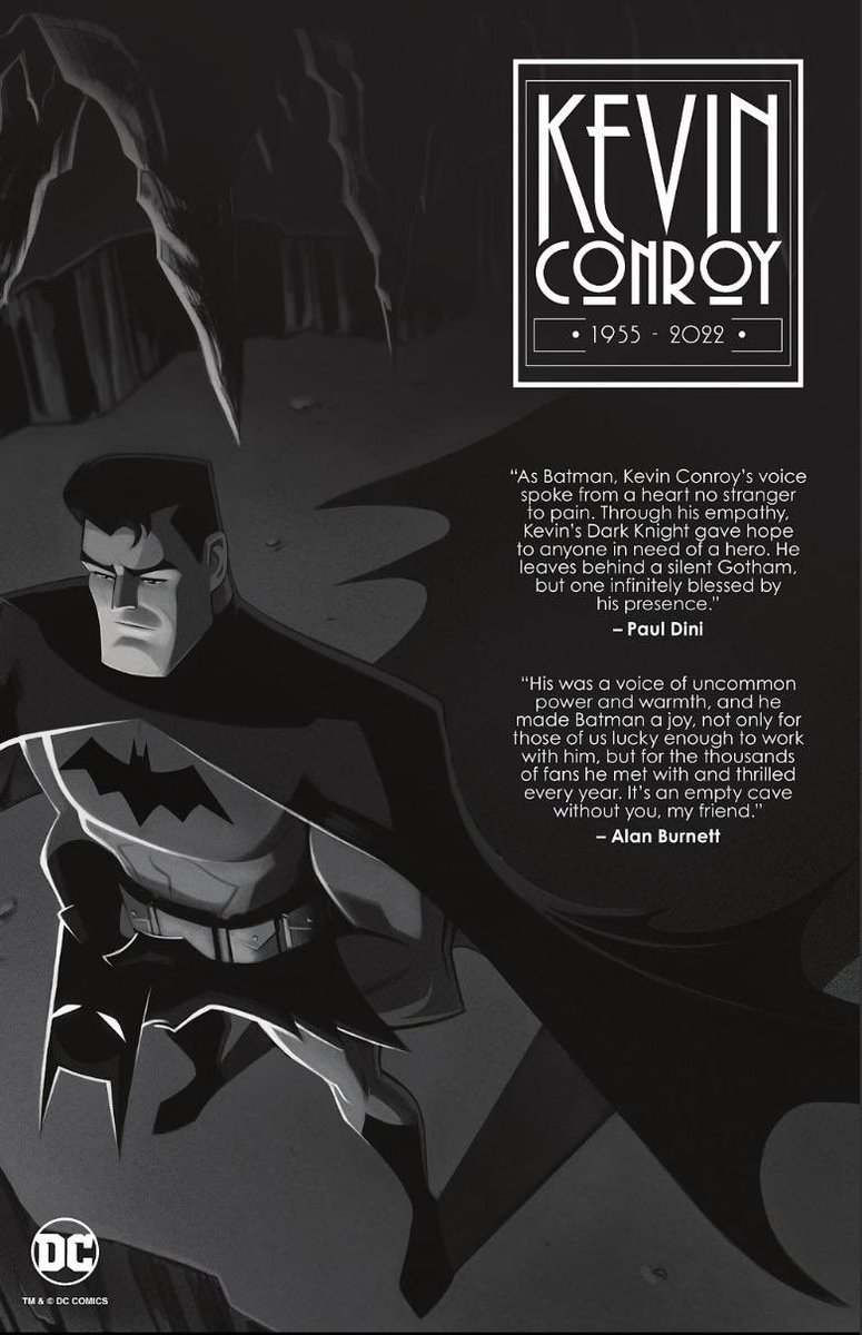 GeekToMeRadio's tweet photo. Hard to believe it’s been 2 years since we lost, not only a unbelievable talent, but a truly good human being. 😔
Kevin Conroy will ALWAYS be MY Batman. https://t.co/Io4tzWjfkb