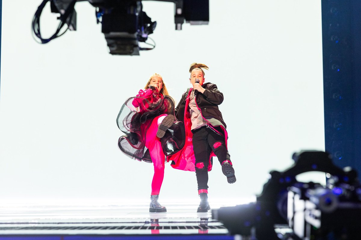 🇲🇰 Take a look at Ana &amp; Aleksej’s first rehearsal in Madrid! 👀 

#JuniorEurovision | #LetsBloom