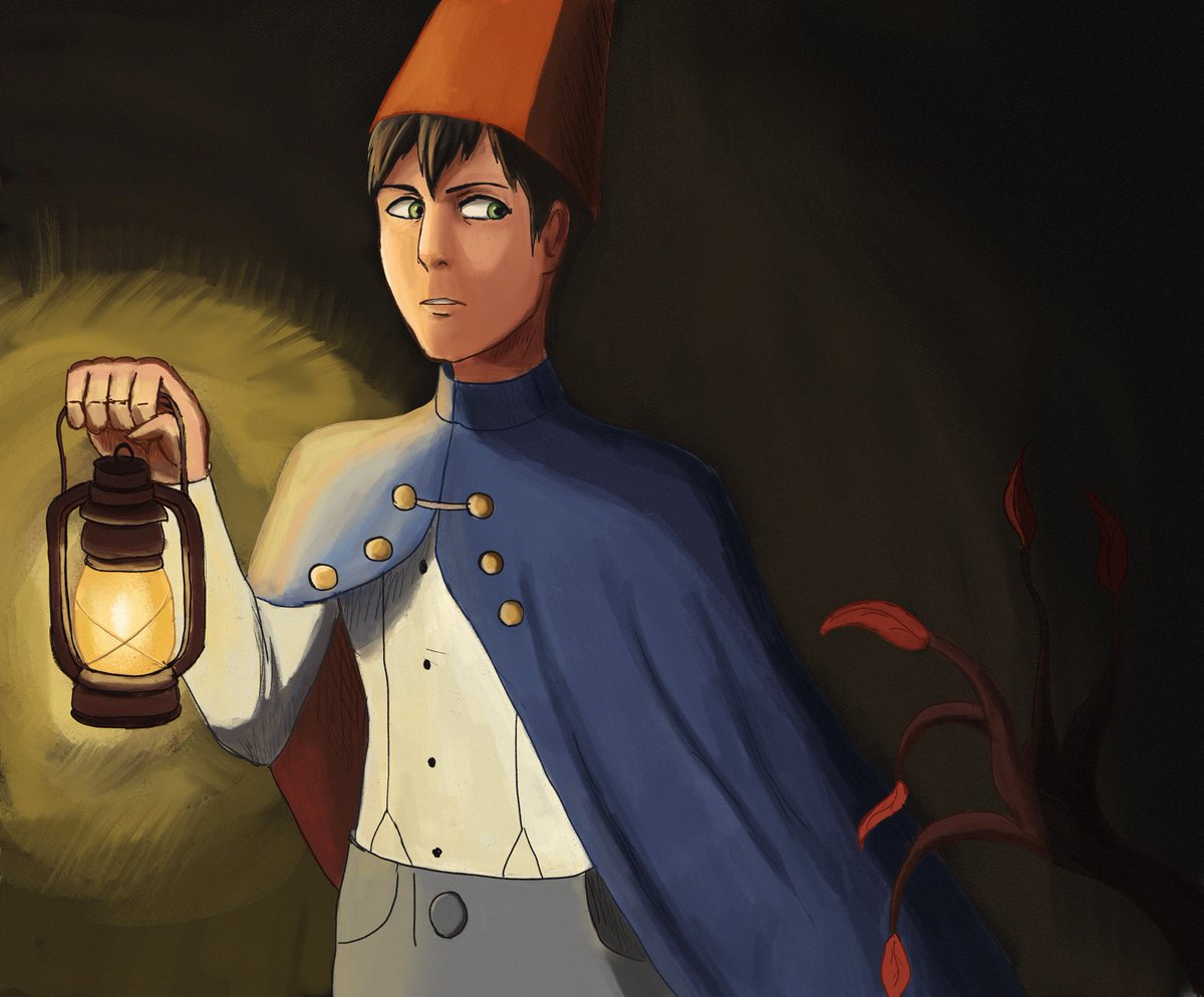 rillen30's tweet photo. Aot and Otgw crossover 

#art #aot #overthegardenwall #bertholdt https://t.co/4WiF9umCLY