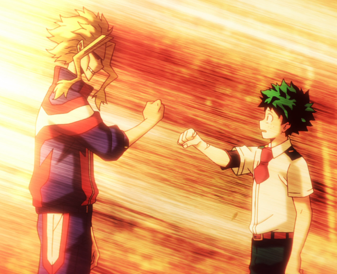 Stormlaser2's tweet image. Lo mas importante para mi en una obra es que te haga sentir, y lo que me ha hecho sentir MHA siempre será especial