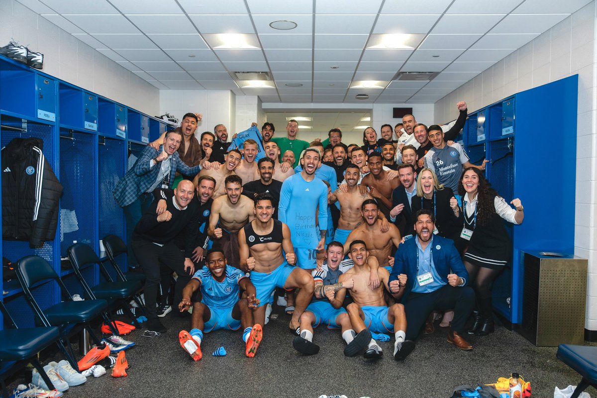 Great night full of emotions! 🩵🗽
Wonderful work by the entire team; we keep moving forward together with all of you by our side.

Thank you for your unconditional support.
See you in the semifinals…

#DaleNewYork | <a href="/newyorkcityfc/">New York City FC</a>