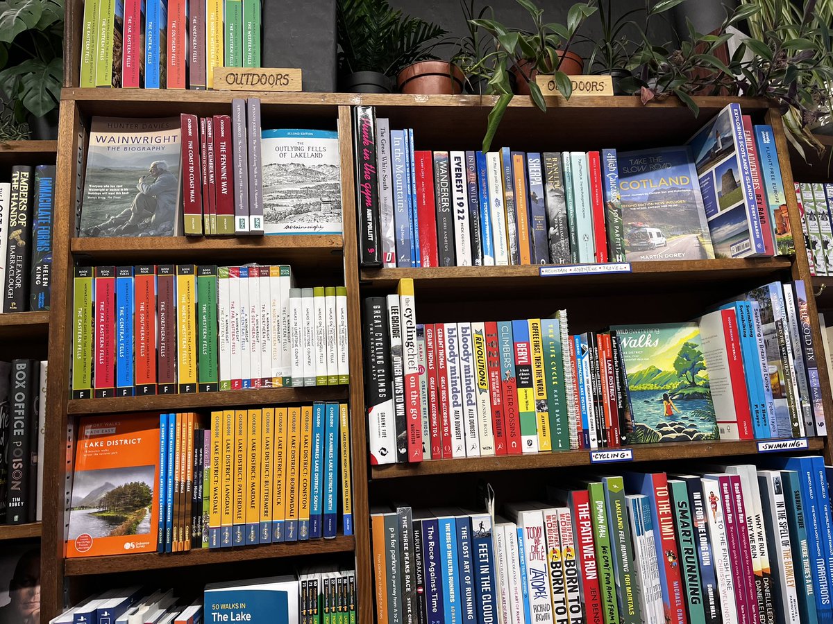 Soggy morning in Ambleside, mainly browsing in <a href="/FredsBookshop/">Fred's Bookshop</a>
