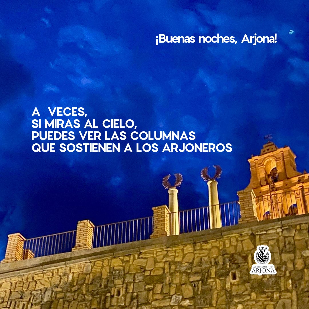 👋 ¡Buenas noches, Arjona! 

#aytoarjona 🏛️
#TrabajamosParaTi 👪