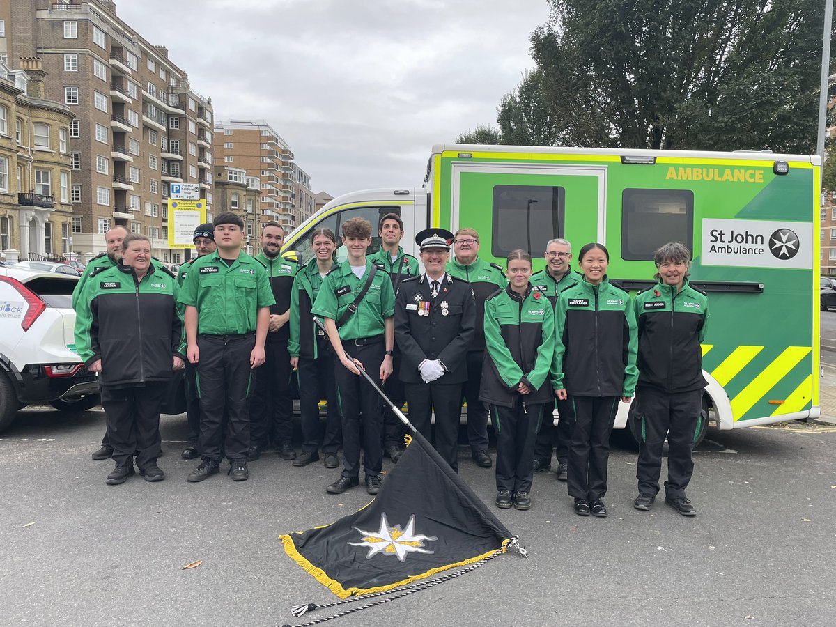 Darren Owen (@djobtn) on Twitter photo Today I had the privilege of leading two <a href="/SJA_Sussex/">SJA County of Sussex</a> marches for the <a href="/PoppyLegion/">Royal British Legion</a> Remembrance Sunday in Brighton & in Hove. Laying wreaths to remember those we have lost in conflict. #wewillremeberthem #RemebranceDay #stjohnpeople Today I had the privilege of leading two <a href="/SJA_Sussex/">SJA County of Sussex</a> marches for the <a href="/PoppyLegion/">Royal British Legion</a> Remembrance Sunday in Brighton & in Hove. Laying wreaths to remember those we have lost in conflict. #wewillremeberthem #RemebranceDay #stjohnpeople