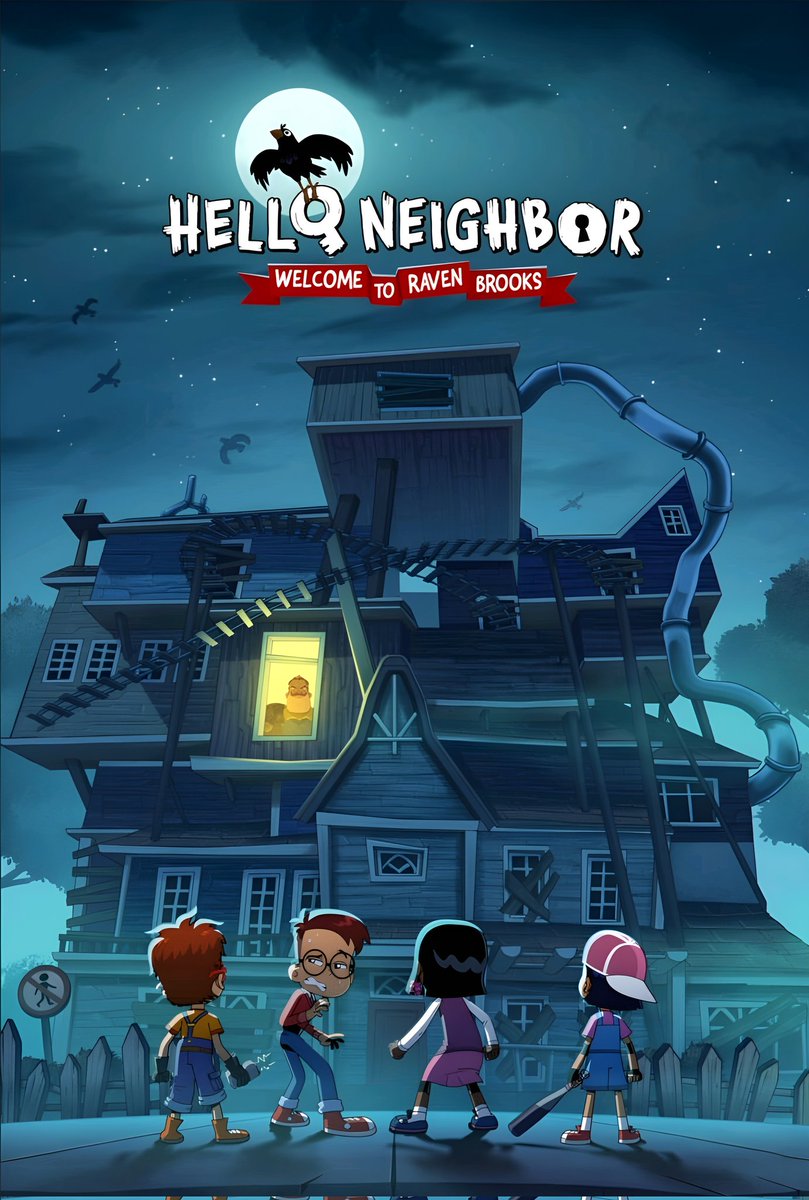 BlurryIsMe_'s tweet photo. As much hate as the Hello Neighbor series gets, I appreciate how they never just...stopped. There are several sequels, books, a TV show, and even a movie

I know they can make something outstanding, despite all of the flaws, they always get back up, and I appreciate that. https://t.co/hZZnY9T6Rc