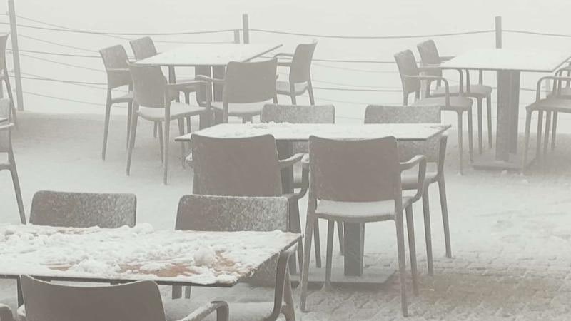 ❄️Antalya'nın yüksek kesimlerine kar yağdı.