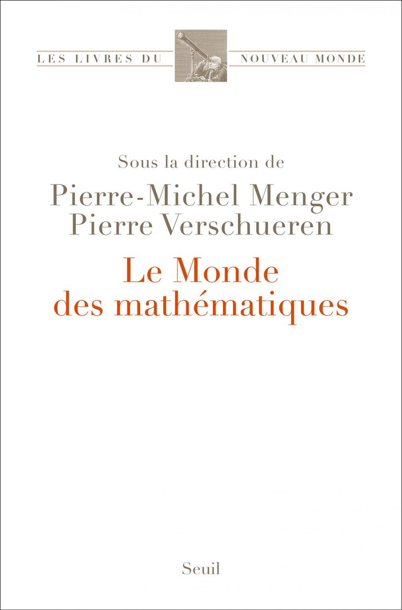 EHESS (@ehess_fr) on Twitter photo #DébatsDuCAK
📕💬 L'ouvrage "Le Monde des #mathématiques" <a href="/EditionsduSeuil/">Éditions du Seuil</a>, dirigé par Pierre-Michel Menger et Pierre Verschueren, sera au cœur de la prochaine séance des Débats du <a href="/CAK_UMR/">Centre Alexandre-Koyré</a>.
📆 Mercredi 11 décembre, 10h30
📍 <a href="/Humatheque/">Humathèque Condorcet</a> <a href="/CampusCondorcet/">Campus Condorcet</a>
➡️ bit.ly/4cXL5is #DébatsDuCAK
📕💬 L'ouvrage "Le Monde des #mathématiques" <a href="/EditionsduSeuil/">Éditions du Seuil</a>, dirigé par Pierre-Michel Menger et Pierre Verschueren, sera au cœur de la prochaine séance des Débats du <a href="/CAK_UMR/">Centre Alexandre-Koyré</a>.
📆 Mercredi 11 décembre, 10h30
📍 <a href="/Humatheque/">Humathèque Condorcet</a> <a href="/CampusCondorcet/">Campus Condorcet</a>
➡️ bit.ly/4cXL5is