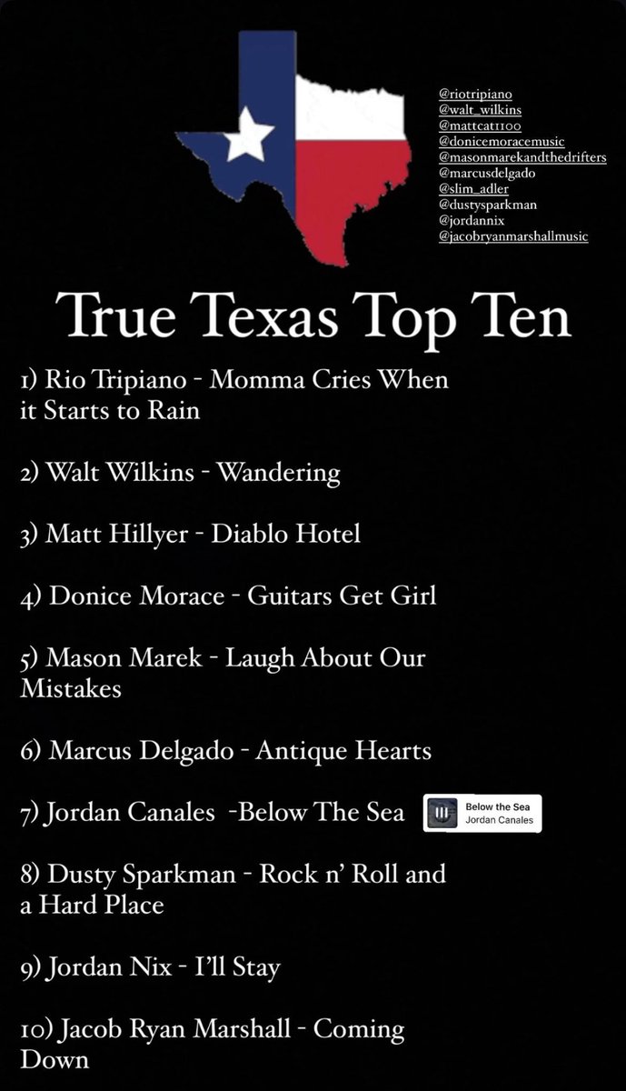 TrueTexasTopTen's tweet image. Change may be in the air but our love for Texas troubadours remains unchanged! Support these wonderful Texas artists like we do on the truest Texas top 10 around!

#TTTT
