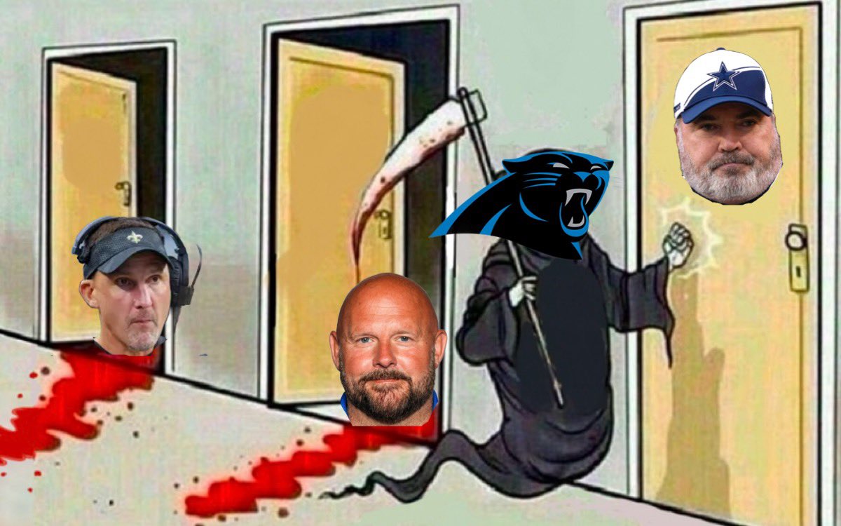 #Panthers the head coach killer…

Is Mike McCarthy the next victim Jerry?  
<a href="/dallascowboys/">Dallas Cowboys</a>