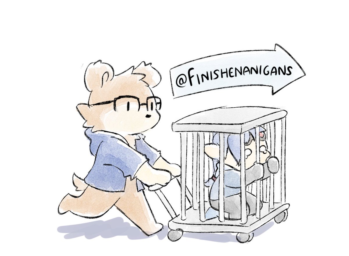 Votbear's tweet photo. Oh also, @finishenanigans will be where I dump my FFXIV stuff! Also available in 🟦🦋 under the same name. https://t.co/7e8NpnNJEo