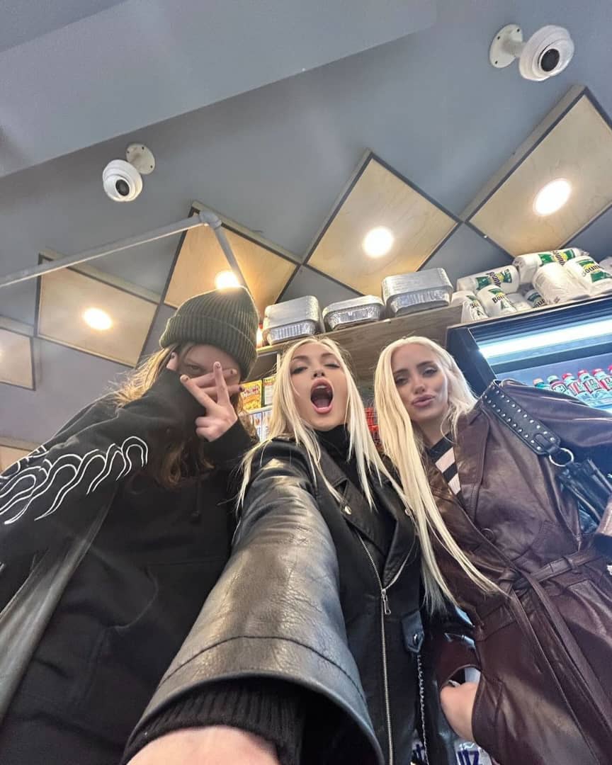 Chilling with friends