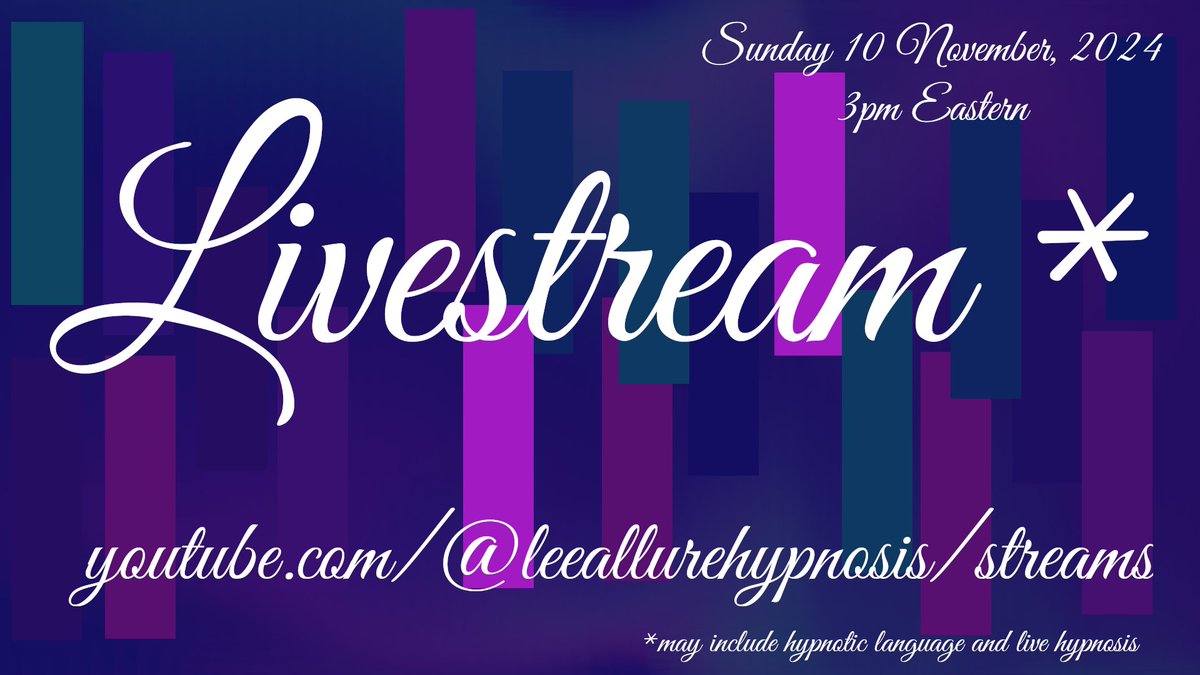 LeeAllure's tweet photo. Livestreaming will happen today at 3pm Eastern https://t.co/i3UJ6eaeYA