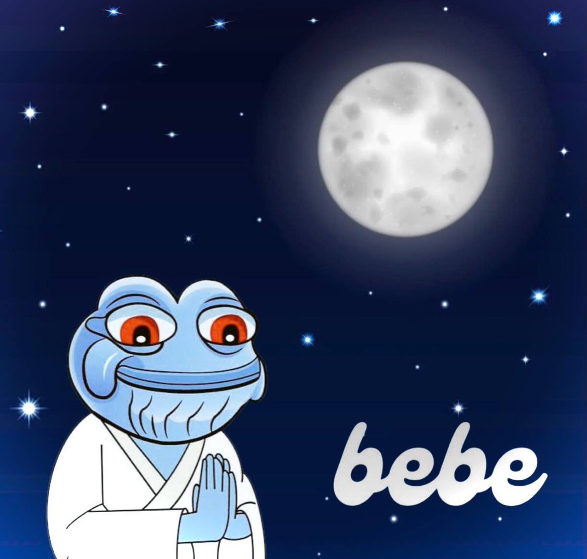 $BEBE an elder Matt Furie frog. $BEBE is about to lift off. ATH of 1m, sitting at 725k currently. 

t.me/BEBEBYMATTFURIE

0xbeBe69CCBBC1A9A41B22BE4d31B55C6Ce186B192
