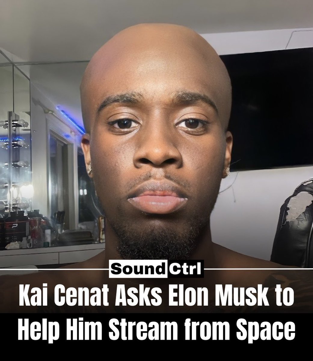 SoundCtrlX's tweet photo. Kai Cenat has set his sights on becoming the first streamer to ever go live from space, and he’s reaching out to none other than Elon Musk for help. https://t.co/yandDdaEck