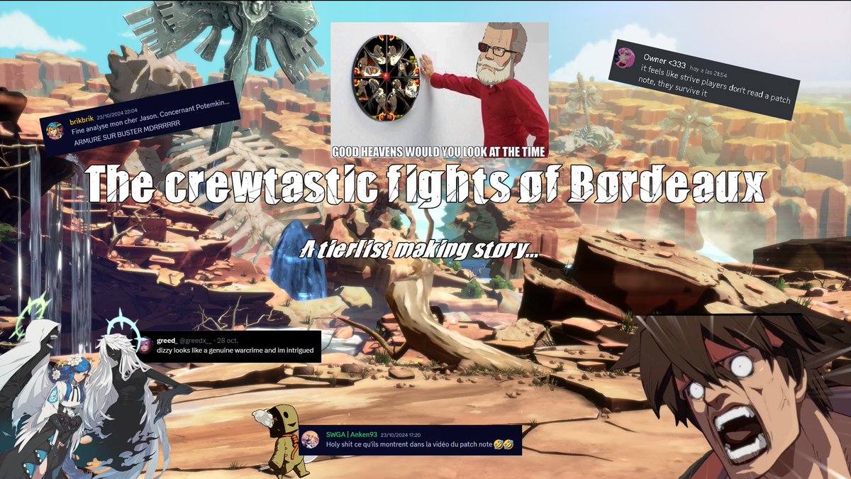 A l'occasion de la sortie de la saison 4 de #GuiltyGearStrive, @Yoldabaoth et Linquera organisent une crew battle #GGST à la session SWGA du 17 novembre !

2 teams de max 7 joueurs
2 vies par joueur

Ca commencera vers 16-17h, et ce sera streamé sur SWGA_tv (lien en-dessous) !