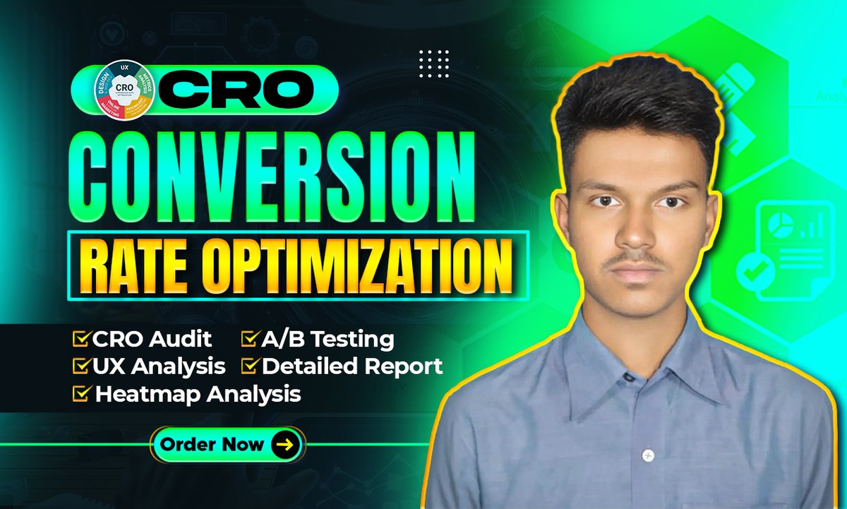 FunctionDigita's tweet image. Are You Looking for a Professional Conversion Rate Optimization (CRO) Specialist? Do You Want To Increase Your Business Conversions Using Conversion Rate Optimization? Look No Further. I'm Here. 👉Hire Me: fiverr.com/atikulislam_