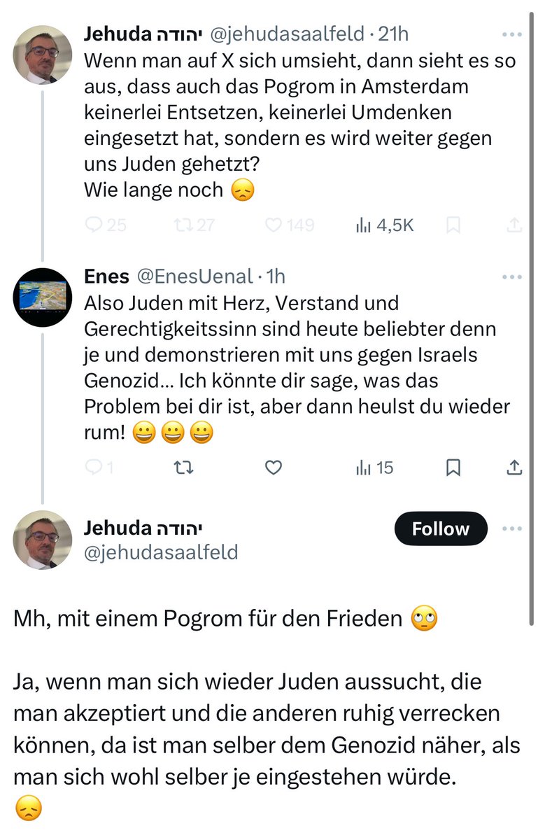 Gut, dann diskutieren wir halt nicht — offenbar ist dir der genozidiale Zionismus lieber. 🙃 Sag mal, ist „Destruktiv“ etwa dein zweiter Vorname?!