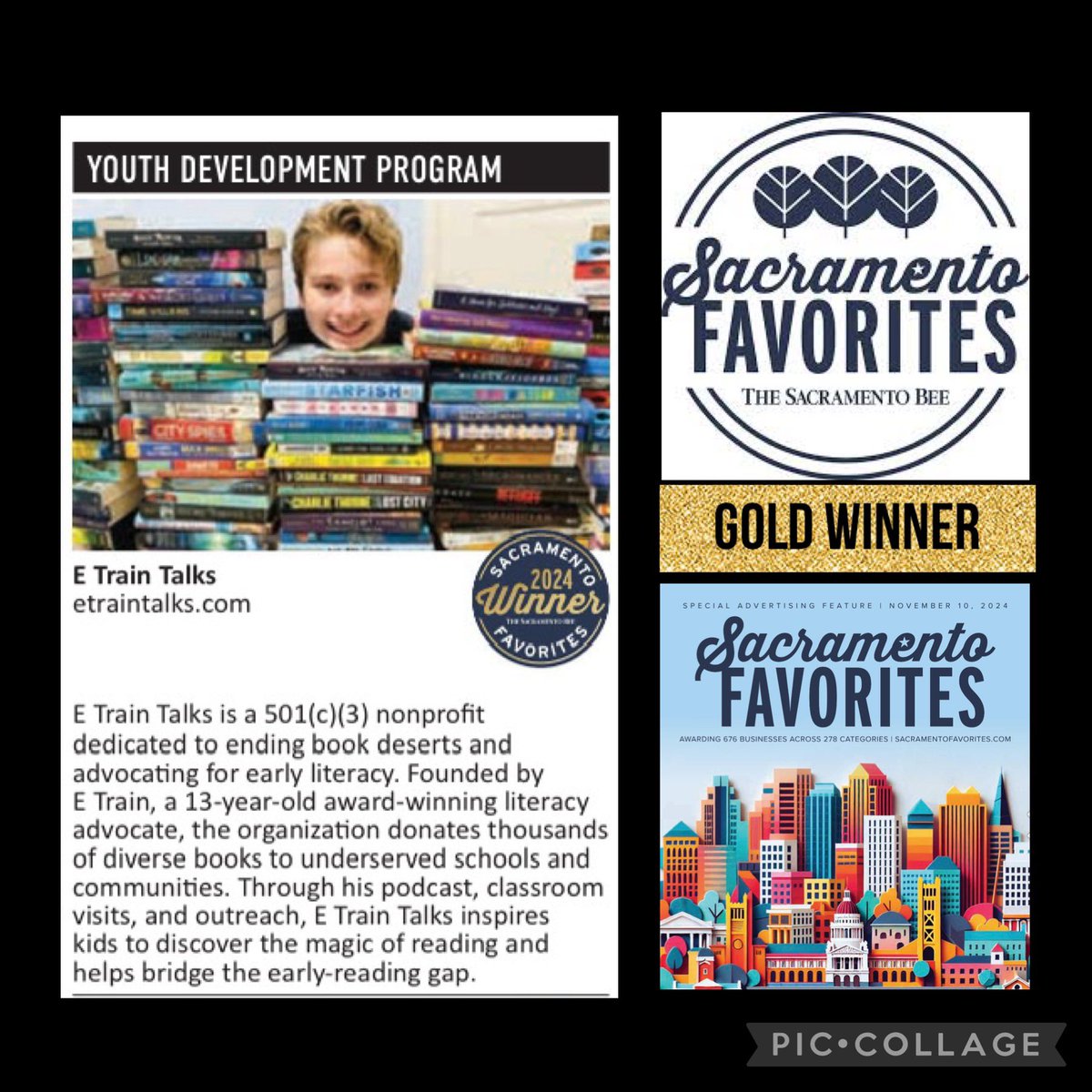 E Train Talks Books tweet media