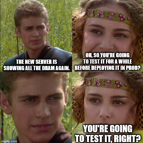 TrueNAS's tweet photo. #memeweekend #TrueNAS https://t.co/riyKPj8X8z