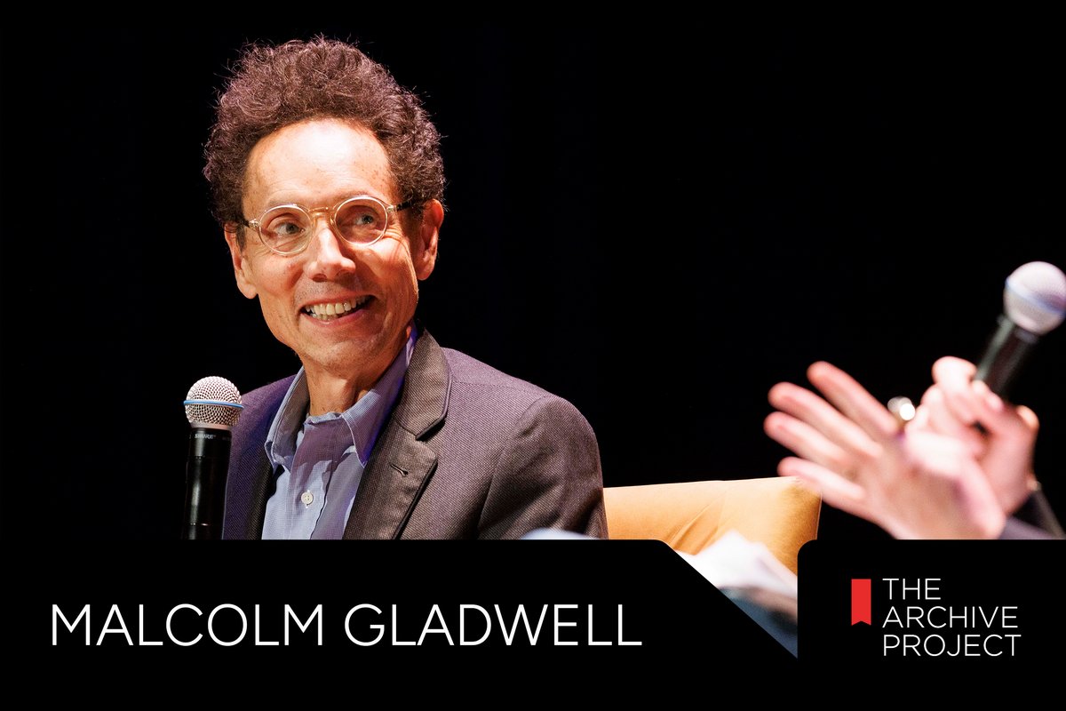 Tonight on the Archive Project we have Malcolm Gladwell discussing his new book Revenge of the Tipping Point. Gladwell explores epidemics and viral behavior. You can catch this conversation on @opb tonight at 7:00 p.m. or stream later lit-arts.org/TAP.