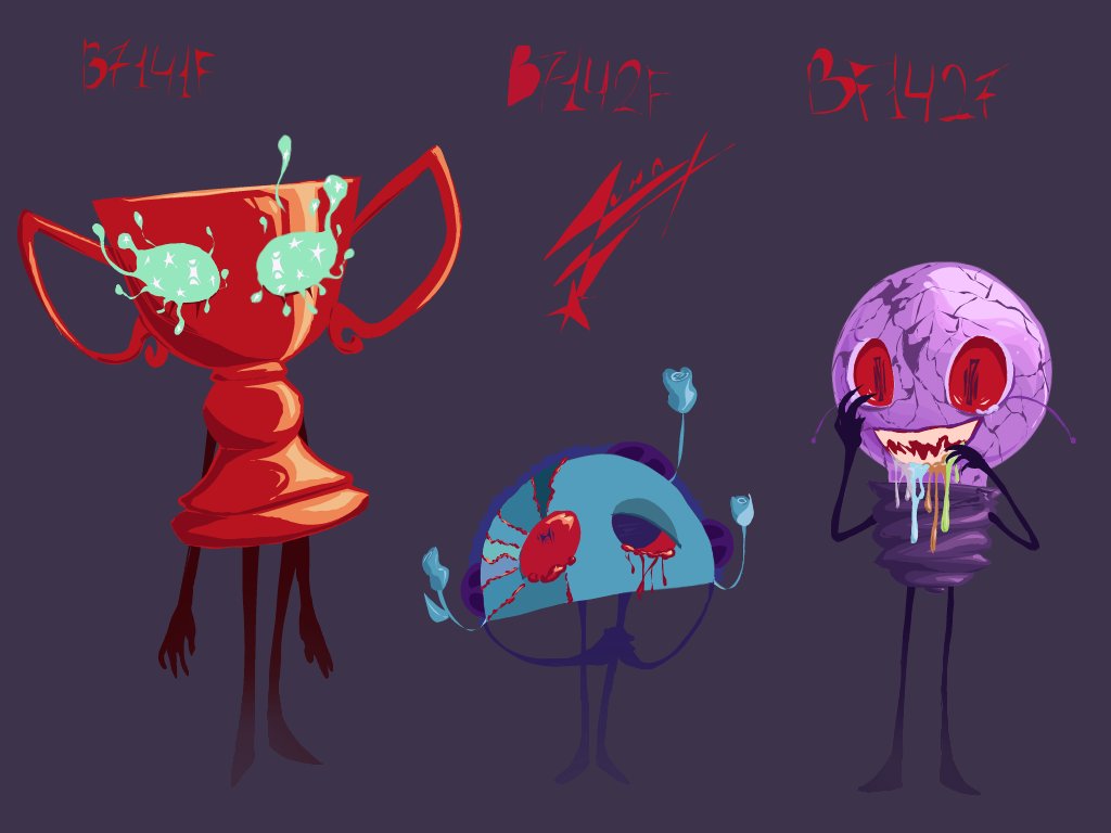 LunaXorLuna's tweet photo. //TW!! Blood/Gore (again, its not blood, but you don't know that and it looks similiar.)
I made more sillies for the AU!! they're dead.
#osc #ii #inanimateinsanity #trophy #taco #lightbulb #trophyii #tacoii #lightbulbii #LightRefractionAU https://t.co/sSUx3USM7S