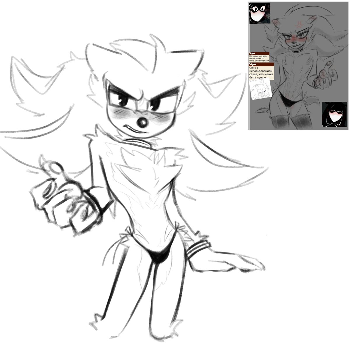 k_pchellka's tweet image. Redraw 
Idk it became harder for me to draww 
#ShadowTheHedgehog
