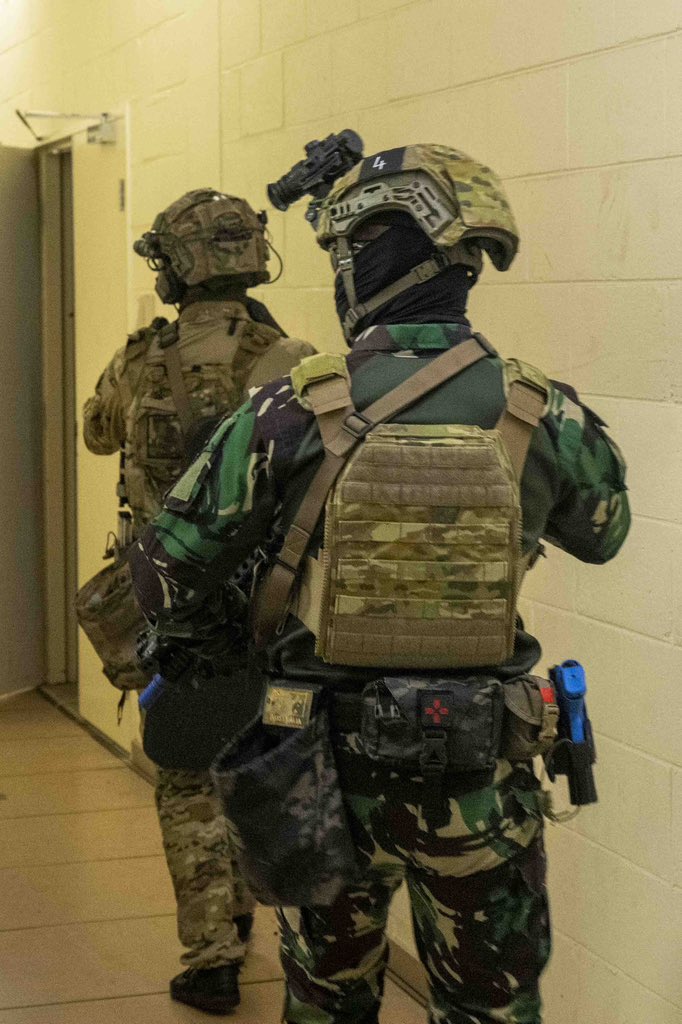 Soldiers from Special Operations Command and their counterparts from Indonesia conduct counter terrorism training during Exercise Trisula Wyvern 24.