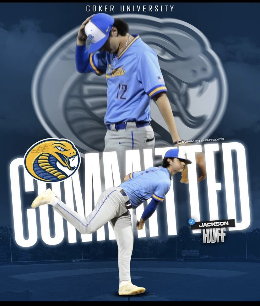 Congratulations to two of our guys on their recent commitments to play baseball at the collegiate level! Aiden Suggs has committed to Francis Marion University and Jackson Huff has committed to Coker University!
<a href="/aiden_suggs/">Aiden Suggs</a> 
<a href="/JacksonHuff16/">Jackson Huff</a> 
<a href="/fmupatsbaseball/">FMU Baseball</a> 
<a href="/CokerU_Baseball/">Coker University Baseball</a>