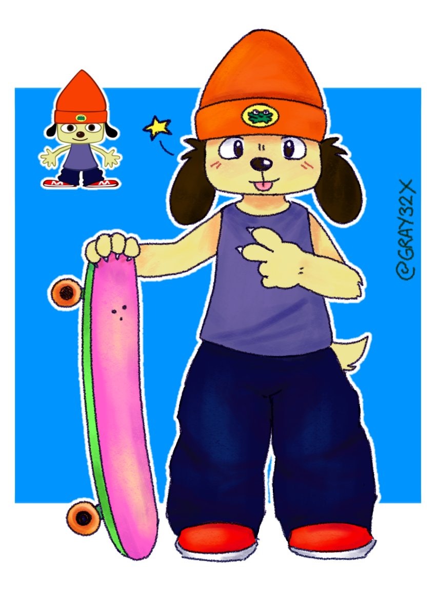 the cool dog from that one playstation game #ParappatheRapper