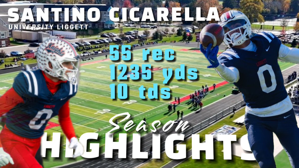 Santino Cicarella (@santinogc) on Twitter photo Full Season Highlights - OFFENSE <a href="/LiggettSports/">University Liggett Athletics</a> <a href="/uniliggett/">University Liggett School</a> <a href="/AndreRisonPro/">Andre Rison</a> @twtcoachdrake <a href="/RisingStars6/">Rising Stars Academy</a> <a href="/NikkosDavis/">Nikkos Davis</a> <a href="/AllenTrieu/">Allen Trieu</a> <a href="/TheD_Zone/">The D Zone</a>
youtu.be/Cx3r1coOD50?si… Full Season Highlights - OFFENSE <a href="/LiggettSports/">University Liggett Athletics</a> <a href="/uniliggett/">University Liggett School</a> <a href="/AndreRisonPro/">Andre Rison</a> @twtcoachdrake <a href="/RisingStars6/">Rising Stars Academy</a> <a href="/NikkosDavis/">Nikkos Davis</a> <a href="/AllenTrieu/">Allen Trieu</a> <a href="/TheD_Zone/">The D Zone</a>
youtu.be/Cx3r1coOD50?si…