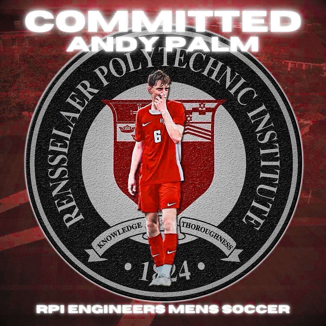 Congratulations Andy Palm on your commitment to play soccer at Rensselaer Polytechnic Institute and major in Aerospace engineering! The Trinity Soccer family is incredibly excited for you. We can't wait to see all the great things you'll do at RPI! <a href="/Andypalmmm/">Andy Palm</a>