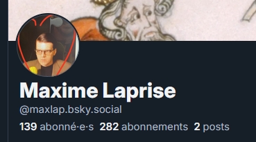 LapriseMaxime's tweet image. Bon, je vais m'essayer aussi. On va voir s'que ça va donner.
J'ai aussi créé une liste pour le monde académique québécois qui est encore pas mal vide. Si vous aimeriez y être ajoutés, suivez moi ou faites moi signe.