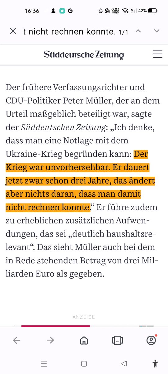 Für unsere Politiker scheint er jedenfalls nicht vorhersehbar gewesen zu sein.

sueddeutsche.de/politik/bundes…