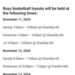 Photo by Chantilly Basketball (@hoopschantilly)