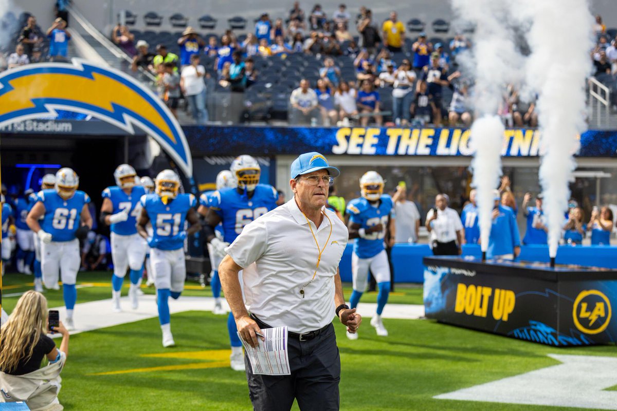 The Chargers are now 6-3 through 10 games for the first time since 2009. #BoltUp